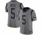 Los Angeles Rams #5 Blake Bortles Limited Gray Inverted Legend Football Jersey