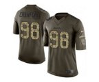 Dallas Cowboys #98 tyrone crawford army green[nike Limited Salute To Service]