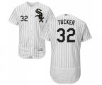 Chicago White Sox #32 Preston Tucker White Home Flex Base Authentic Collection Baseball Jersey