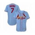 St. Louis Cardinals #7 Andrew Knizner Light Blue Alternate Flex Base Authentic Collection Baseball Player Jersey