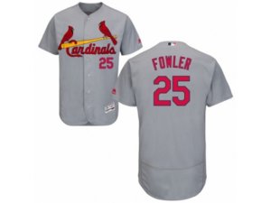 St. Louis Cardinals #25 Dexter Fowler Grey Flexbase Authentic Collection MLB Jersey