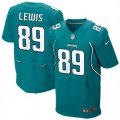 Jacksonville Jaguars #89 Marcedes Lewis Teal Green Team Color Vapor Untouchable Elite Player NFL Jersey
