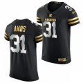 Green Bay Packers #31 Adrian Amos Nike 2020-21 Black Golden Edition Jersey