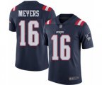 New England Patriots #16 Jakobi Meyers Limited Navy Blue Rush Vapor Untouchable Football Jersey