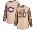 Montreal Canadiens #90 Tomas Tatar Authentic Camo Veterans Day Practice NHL Jersey