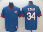 Nike Texas Rangers #34 Nolan Ryan Blue M&N MLB Jersey