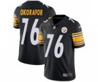 Pittsburgh Steelers #76 Chukwuma Okorafor Black Team Color Vapor Untouchable Limited Player NFL Jersey