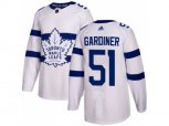 Toronto Maple Leafs #51 Jake Gardiner White Authentic 2018 Stadium Series Stitched NHL Jersey