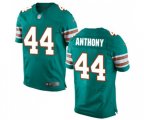 Miami Dolphins #44 Stephone Anthony Elite Aqua Green Alternate Football Jersey