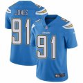 Los Angeles Chargers #91 Justin Jones Electric Blue Alternate Vapor Untouchable Limited Player NFL Jersey