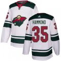 Minnesota Wild #35 Andrew Hammond Authentic White Away NHL Jersey