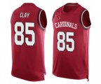 Arizona Cardinals #85 Charles Clay Limited Red Player Name & Number Tank Top Football Jersey