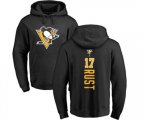 NHL Adidas Pittsburgh Penguins #17 Bryan Rust Black Backer Pullover Hoodie
