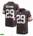 Cleveland Browns #29 Sheldrick Redwine Nike Brown Home Vapor Limited Jersey
