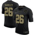 New York Giants #26 Saquon Barkley Camo 2020 Salute To Service Limited Jersey