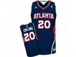 Adidas Atlanta Hawks #20 John Collins Swingman Navy Blue Road NBA Jersey