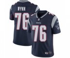 New England Patriots #76 Isaiah Wynn Navy Blue Team Color Vapor Untouchable Limited Player Football Jersey