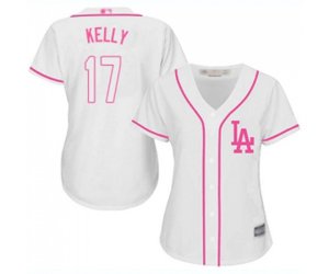 Women\'s Los Angeles Dodgers #17 Joe Kelly Authentic White Fashion Cool Base Baseball Jersey