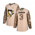 Pittsburgh Penguins #3 Jack Johnson Authentic Camo Veterans Day Practice Hockey Jersey
