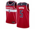 Washington Wizards #5 Markieff Morris Swingman Red Road NBA Jersey - Icon Edition