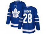 Toronto Maple Leafs #28 Connor Brown Blue Home Authentic Stitched NHL Jersey