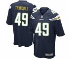 Los Angeles Chargers #49 Drue Tranquill Game Navy Blue Team Color Football Jersey