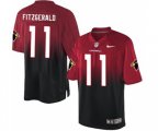 Arizona Cardinals #11 Larry Fitzgerald Elite Red Black Fadeaway Football Jersey