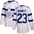 Toronto Maple Leafs #23 Travis Dermott Authentic White 2018 Stadium Series NHL Jersey