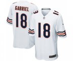 Chicago Bears #18 Taylor Gabriel Game White Football Jersey
