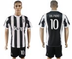 2017-18 Juventus FC 10 DEL PIERO Home Soccer Jersey