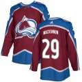 Colorado Avalanche #29 Nathan MacKinnon Premier Burgundy Red Home NHL Jersey