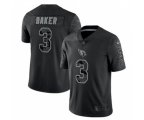 Arizona Cardinals #3 Budda Baker Black Reflective Limited Stitched Football Jersey