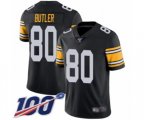 Pittsburgh Steelers #80 Jack Butler Black Alternate Vapor Untouchable Limited Player 100th Season Football Jersey