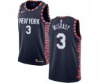 New York Knicks #3 Tracy McGrady Swingman Navy Blue Basketball Jersey - 2018-19 City Edition