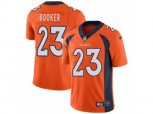 Denver Broncos #23 Devontae Booker Vapor Untouchable Limited Orange Team Color NFL Jersey