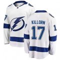 Tampa Bay Lightning #17 Alex Killorn Fanatics Branded White Away Breakaway NHL Jersey