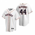 Nike Houston Astros #44 Yordan Alvarez White Home Stitched Baseball Jersey