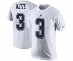 Dallas Cowboys #3 Mike White Rush Pride Name & Number T-Shirt