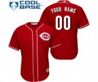 Cincinnati Reds Customized Replica Red Alternate Cool Base Baseball Jersey