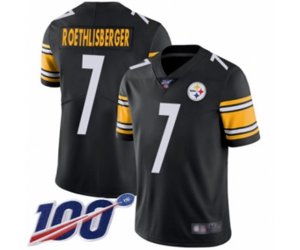 Pittsburgh Steelers #7 Ben Roethlisberger Black Team Color Vapor Untouchable Limited Player 100th Season Football Jersey