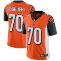 Cincinnati Bengals #70 Cedric Ogbuehi Vapor Untouchable Limited Orange Alternate NFL Jersey