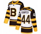 Adidas Boston Bruins #44 Steven Kampfer Authentic White 2019 Winter Classic NHL Jersey