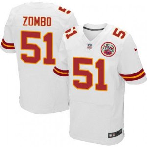 Kansas City Chiefs #51 Frank Zombo White Vapor Untouchable Elite Player NFL Jersey
