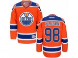 Edmonton Oilers #98 Jesse Puljujarvi Authentic Orange Third NHL Jersey