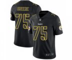 Pittsburgh Steelers #75 Joe Greene Limited Black Rush Impact Football Jersey