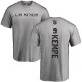 Los Angeles Kings #9 Adrian Kempe Ash Backer T-Shirt