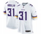 Minnesota Vikings #31 Ameer Abdullah Game White NFL Jersey