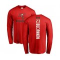 Tampa Bay Buccaneers #23 Deone Bucannon Red Backer Long Sleeve T-Shirt