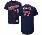 Minnesota Twins Fernando Romero Authentic Navy Blue Alternate Flex Base Authentic Collection Baseball Player Jersey
