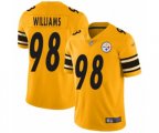 Pittsburgh Steelers #98 Vince Williams Limited Gold Inverted Legend Football Jersey
